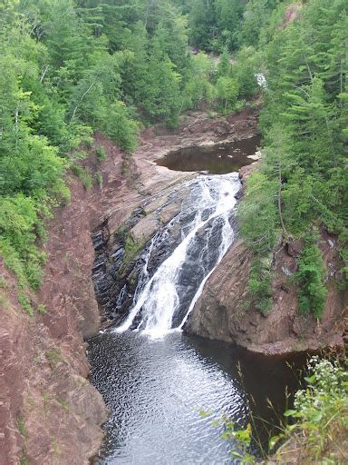 Superior Falls Michiganwisconsin The Waterfall Record