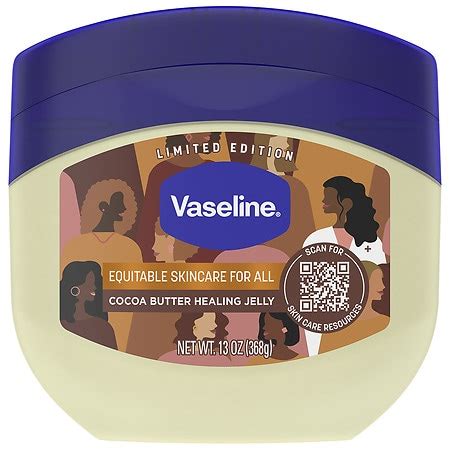 Vaseline Healing Jelly For Dry Skin Cocoa Butter Moisturizer Walgreens