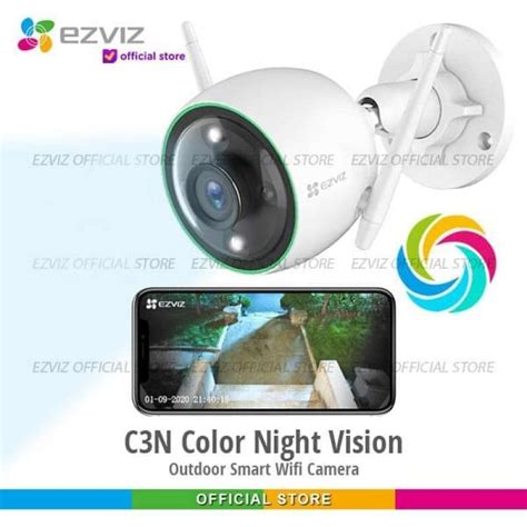 Jual Ezviz C3n Color Night Vision Full Hd 1080p Ip Cam Outdoor Kamera