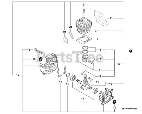 Echo Ppt Echo Pole Saw Sn Engine Short