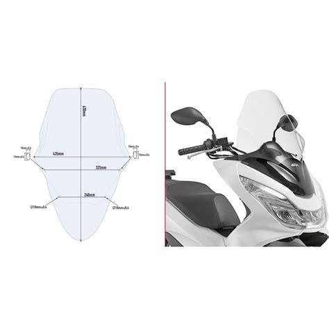 Para Brisas Honda Pcx Givi