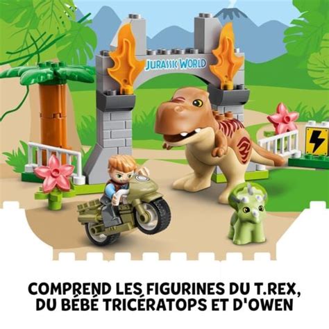 LEGO Duplo Lévasion du T rex et du Tricératops 10939 LEGO la boite