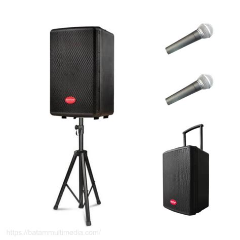 Sewa Speaker Portable Watt Mic Wireless Batammultimedia