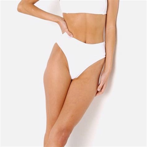 Bound By Bond Eye The Cary White Bikini Bottoms O S Gem