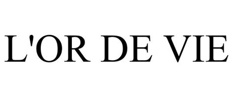 L OR DE VIE Parfums Christian Dior Trademark Registration