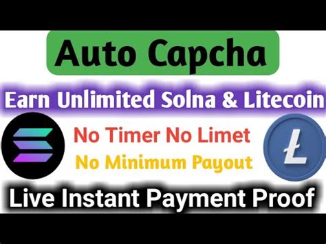 Auto Capcha Top Two Sites Earn Unlimited Solna Litecoin No