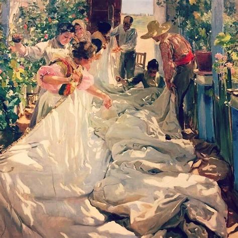 K R I S On Instagram 📌 Joaquín Sorolla Mending The Sail 1896 Oil