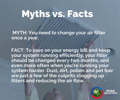 Myths Vs Facts Of The Day You Need To Change Your Air Filter Once A