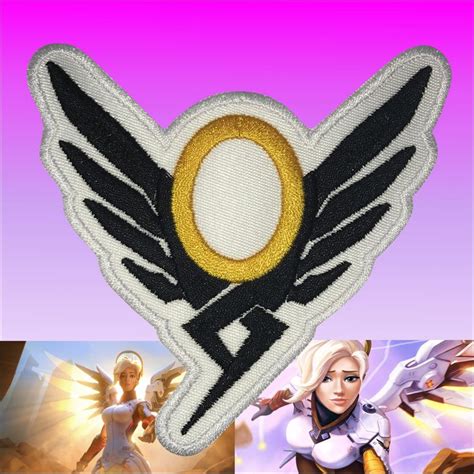 Mercy Patch For Overwatch Embroidered Iron On Patch Iron On Etsy