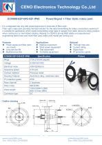 Fiber Optic Slip Ring Ecn P S F Ip Ceno Electronics