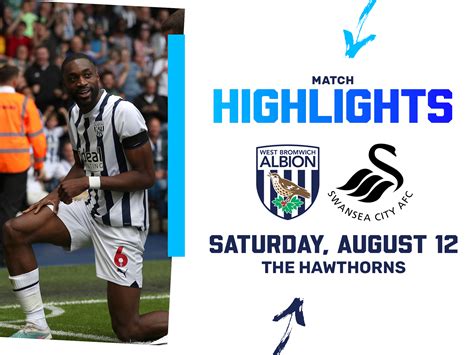 Match Highlights Albion V Swansea City West Bromwich Albion