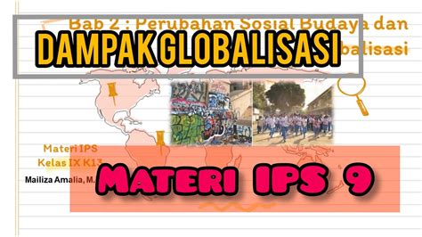 Materi Globalisasi Kelas 9 Ips Ppt Guru Paud