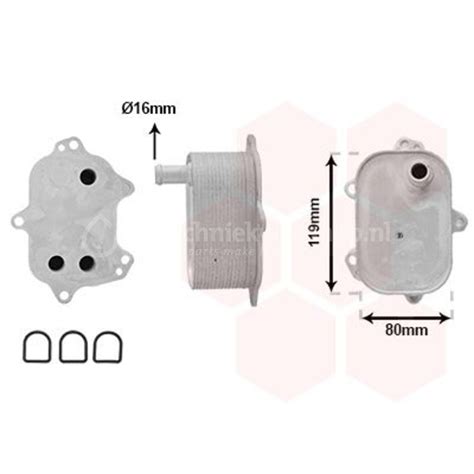 Van Wezel Oliekoeler Motorolie Voor O A Audi