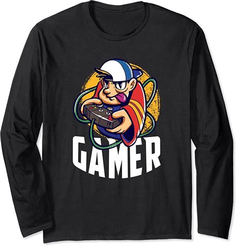 Gamer Video Game Tshirts For Boys Long Sleeve T Shirt