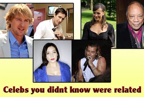 Celebs You Didnt Know Were Related Celebs You