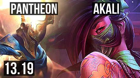 PANTH Vs AKALI TOP 1600 Games 7 Solo Kills 1 8M Mastery Godlike