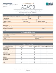 Abas Scoring Manual