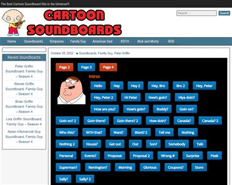 Top 5 Peter Griffin Soundboards to Make Funny Prank Calls