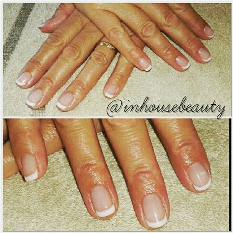 Classic French Manicurebio Sculpture Gel Overlay Nails By In House Beauty Manicure Bio