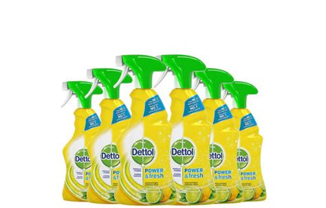 Dettol Allesreiniger Spray Power And Fresh Citrus 500ml X6