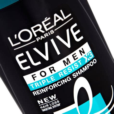 Loreal Elvive Triple Resist Reinforcing Shampoo For Men Chemist Direct