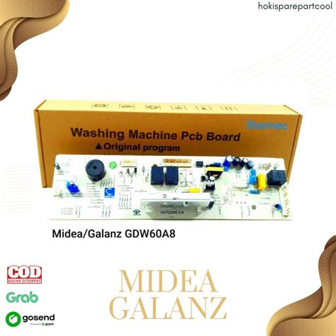 Jual Modul Pcb Mesin Cuci Front Loading Midea Mfs S Galanz Gdw A