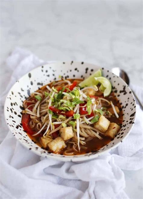 Easy Pad Thai Soup A Beautiful Mess