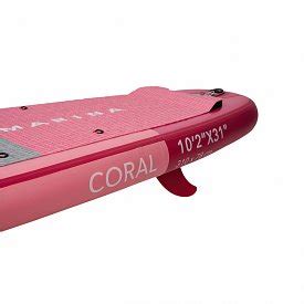 SUP AQUA MARINA CORAL 10 2 RASPBERRY Modell 2024 Aufblasbares Stand