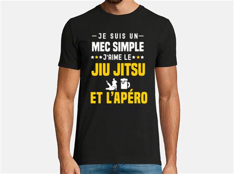 Tee Shirt Apero Jiu Jitsu Mec Simple Tostadora