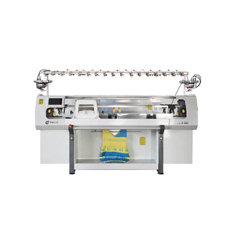 Pre Selected Double System Computerized Flat Knitting Machine From