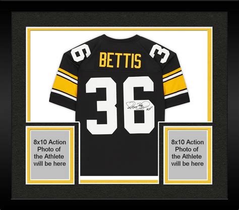 Framed Jerome Bettis Pittsburgh Steelers Autographed Mitchell Ness