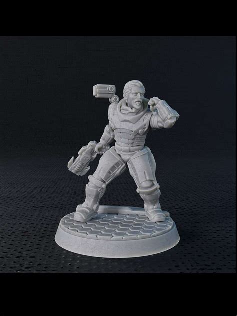 Five Parsecs From Home Titan Forge Unity Agent Stl Modiphius Five Parsecs From Home