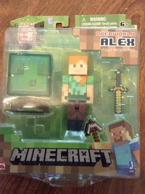 Jazwares Minecraft Alex figure with sword and bow Action Figure ...