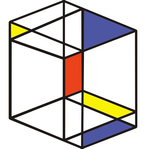 Mondrian Cube Mondrian Art Mondrian Piet Mondrian