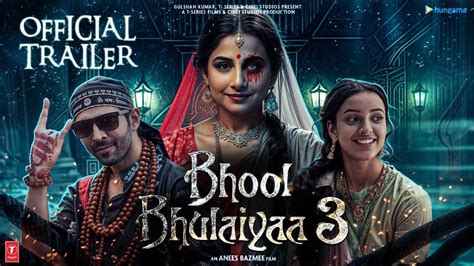 Bhool Bhulaiyaa Official Trailer Kartik Aryan Tripti Dimri