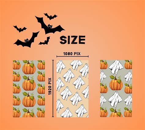 Halloween Phone Wallpaper for Android and iPhone 3 Pc Bundle - Etsy