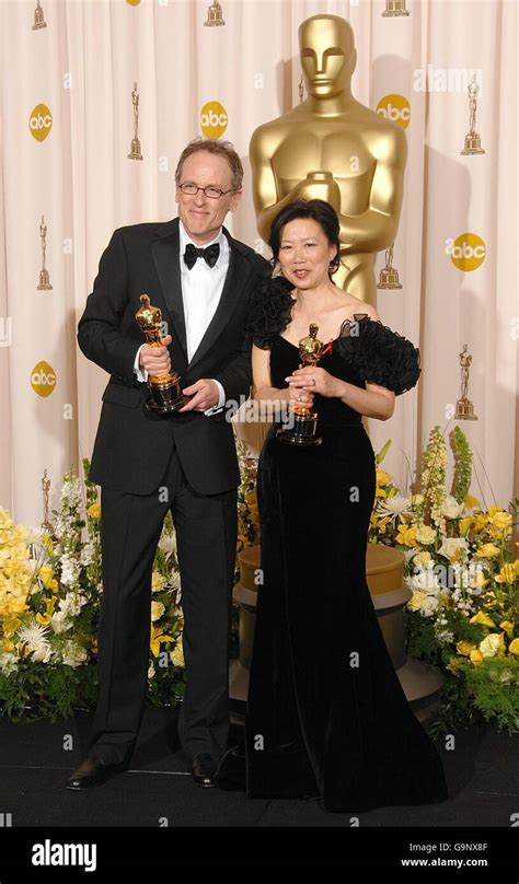 79th Academy Awards Press Room Los Angeles Stock Photo Alamy