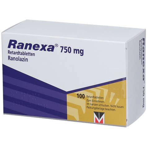 Ranexa 750 Mg Retardtabletten 100 St Mit Dem E Rezept Kaufen Shop