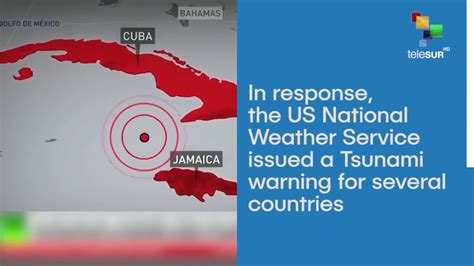 Powerful 7 7 Earthquake Strikes Off The Coast Of Jamaica Youtube