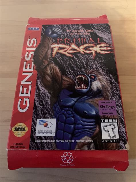 Primal Rage Value GoCollect Sega Genesis Primal Rage