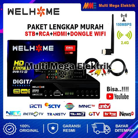 Jual SET TOP BOX TV DIGITAL WELHOME SANEX TANAKA MATRIX DVB T2 EWS