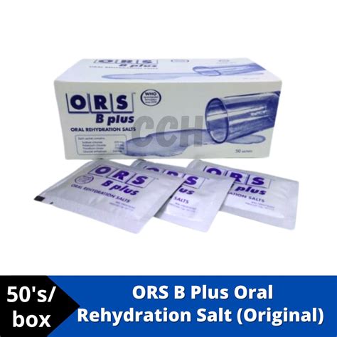 Ors Plus Oral Rehydration Salts Original Flavour 50s Shopee Malaysia