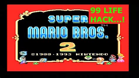 Super Mario Bros 2 How To Get 99 Life [snes] Youtube