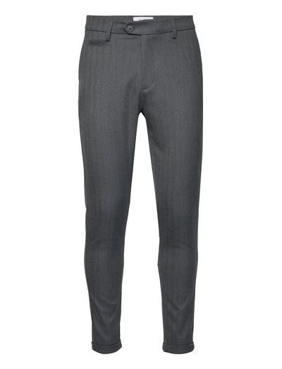 Les Deux Como Herringbone Suit Pants Business Trousers Boozt