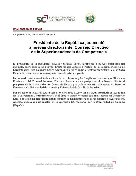 C Presidente De La Rep Blica Jurament A Nuevas Directoras Del