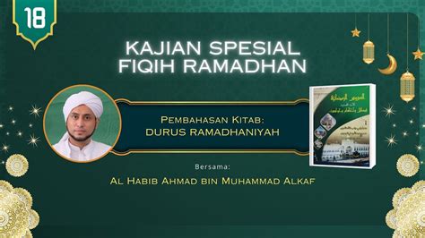 LIVE 18 Kitab Durus Ramadhaniyah I Tikaf Di Bulan Ramadhan Habib