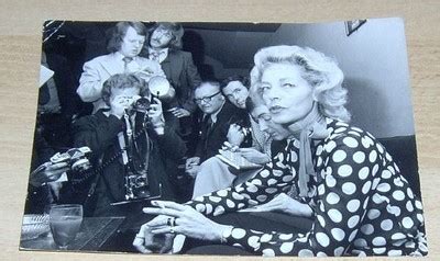 Lauren Bacall Smoking A Cigarette Original Vintage Press Photo Press