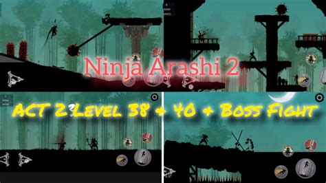 Ninja Arashi Act Level Boss Fight Youtube