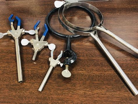 Six Various Laboratory Clamps Lab Accessories Bmi Surplus