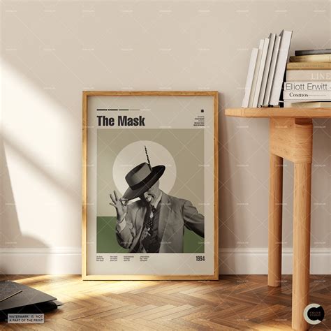 The Mask, Jim Carrey, Retro Movie Poster, Midcentury Modern, Retro Tv ...